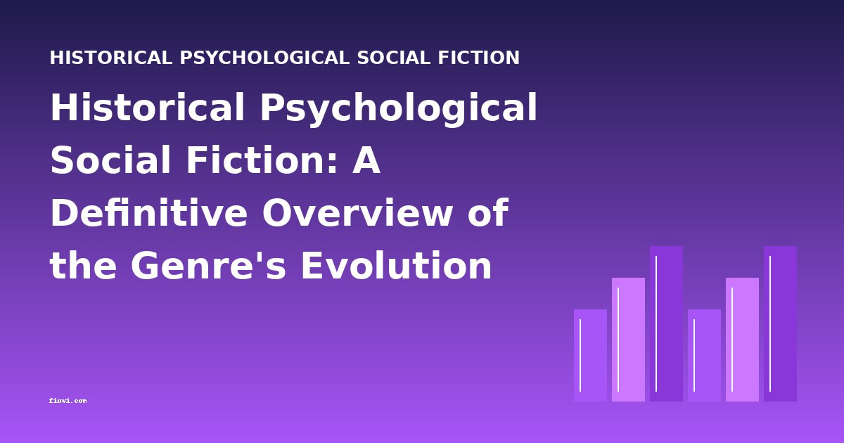 Historical Psychological Social Fiction: A Definitive Overview of the Genre's Evolution