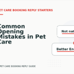 Common Opening Mistakes in Pet Care Booking Replys