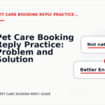 Pet Care Booking Reply Practice: Problem and Solution Replies