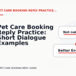 Pet Care Booking Reply Practice: Short Dialogue Examples