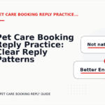Pet Care Booking Reply Practice: Clear Reply Patterns