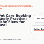 Pet Care Booking Reply Practice: Tone Fixes for Real Situations