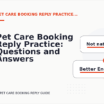 Pet Care Booking Reply Practice: Questions and Answers